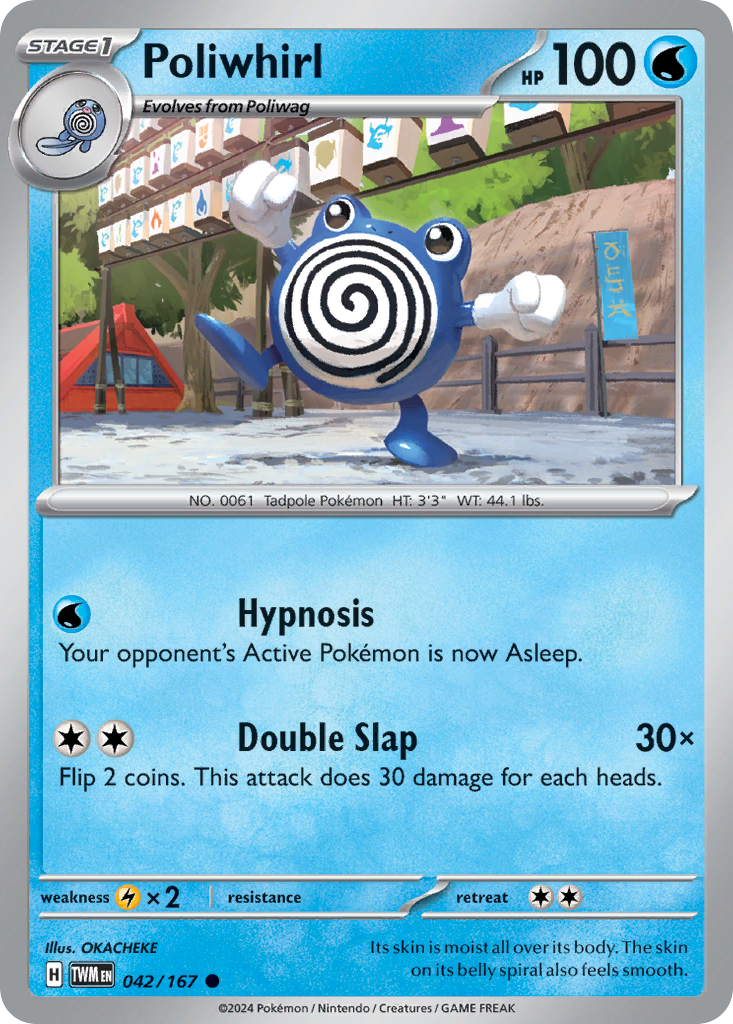Poliwhirl - 42/167 - Twilight Masquerade SV6 - Common