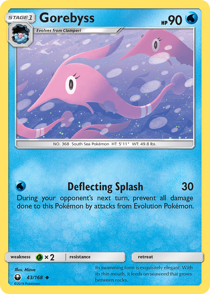 Gorebyss - 43/168 - Celestial Storm SM7 - Uncommon