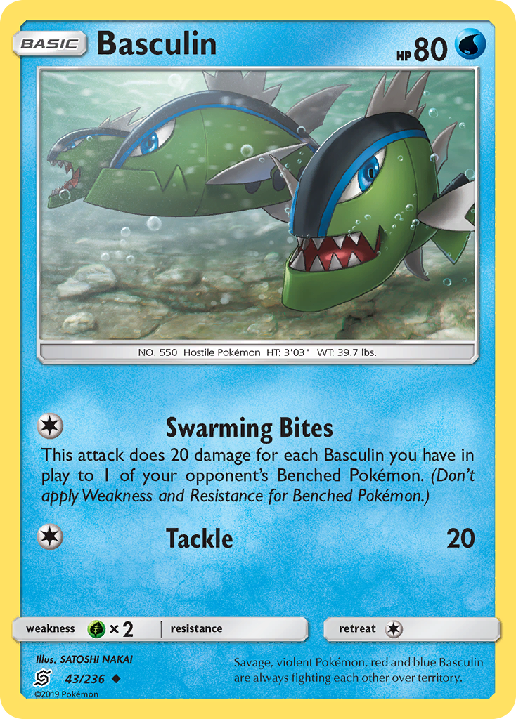 Basculin - 43/236 - Unified Minds SM11 - Uncommon