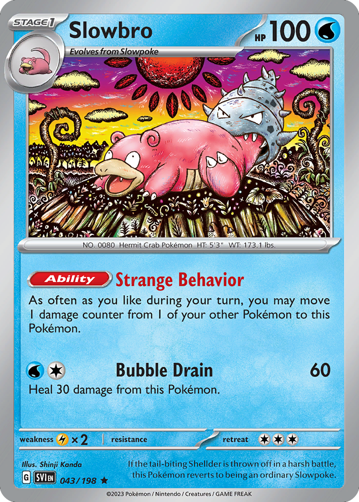 Slowbro - 43/198 - Scarlet & Violet SV1 - Rare