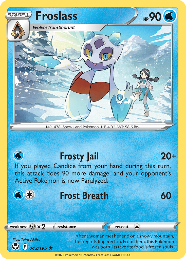 Froslass - 43/195 - Silver Tempest SWSH12 - Rare