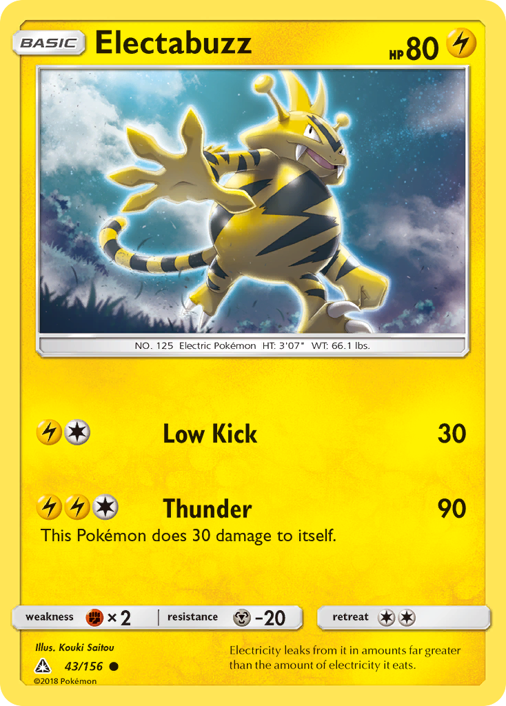 Electabuzz - 43/156 - Ultra Prism SM5 - Common