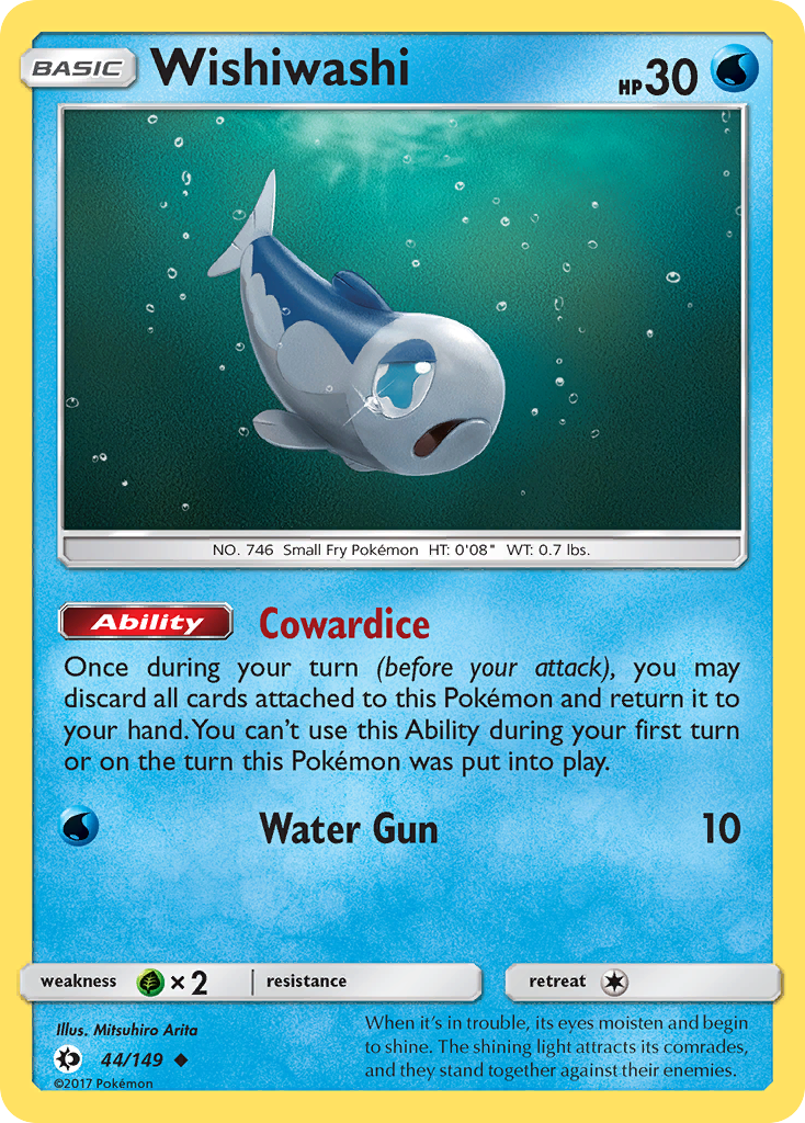 Wishiwashi - 44/149 - Sun & Moon SM1 - Uncommon