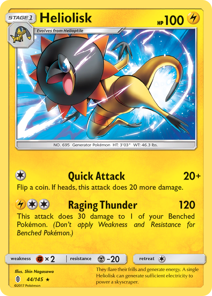 Heliolisk - 44/145 - Guardians Rising SM2 - Rare