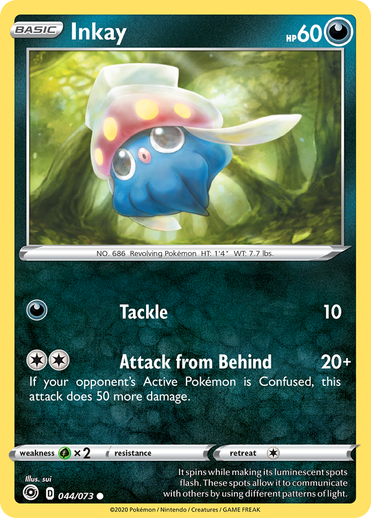 Inkay - 44/73 - Champion's Path SWSH35 - Common