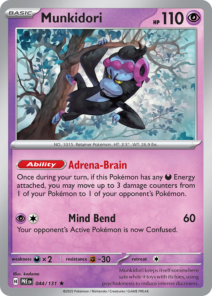 Munkidori - 44/131 - Prismatic Evolutions SV8PT5 - Rare