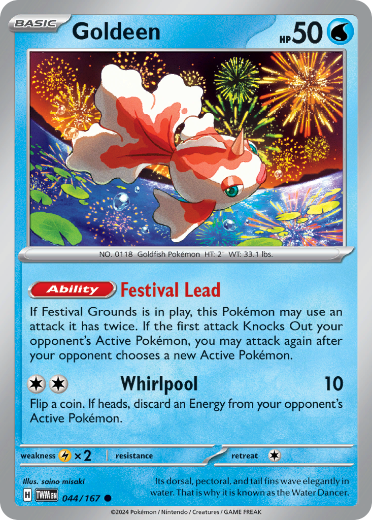 Goldeen - 44/167 - Twilight Masquerade SV6 - Common