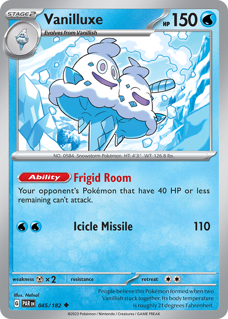 Vanilluxe - 45/182 - Paradox Rift SV4 - Uncommon