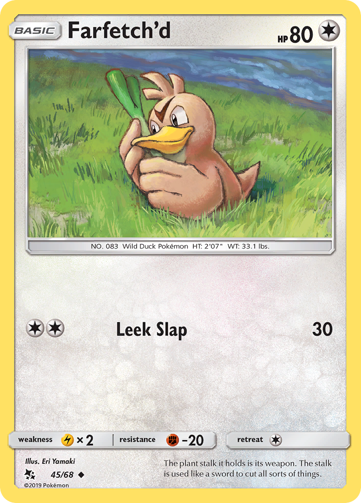 Farfetch'd - 45/68 - Hidden Fates SM115 - Uncommon