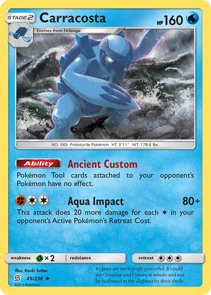 Carracosta - 45/236 - Unified Minds SM11 - Uncommon