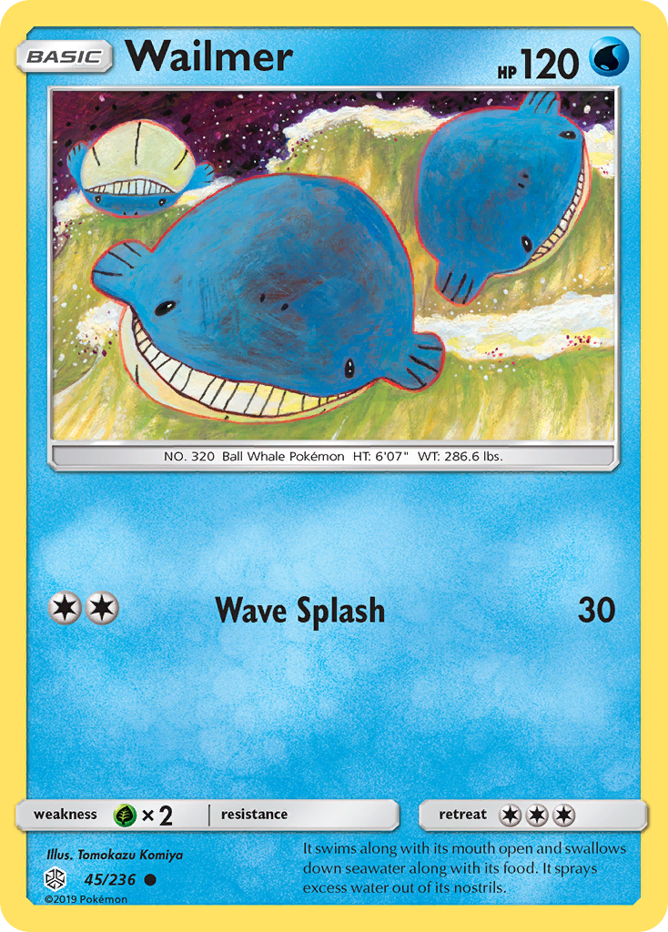 Wailmer - 45/236 - Cosmic Eclipse SM12 - Common