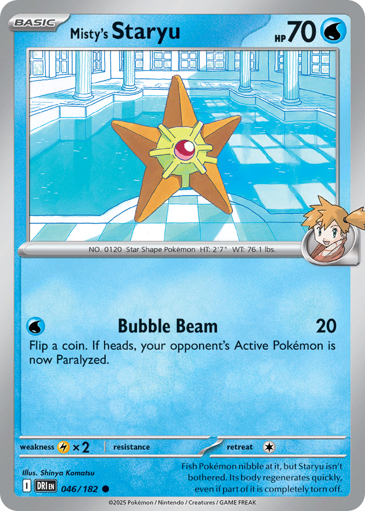 Misty's Staryu - 46/182 - Destined Rivals SV10 - Common