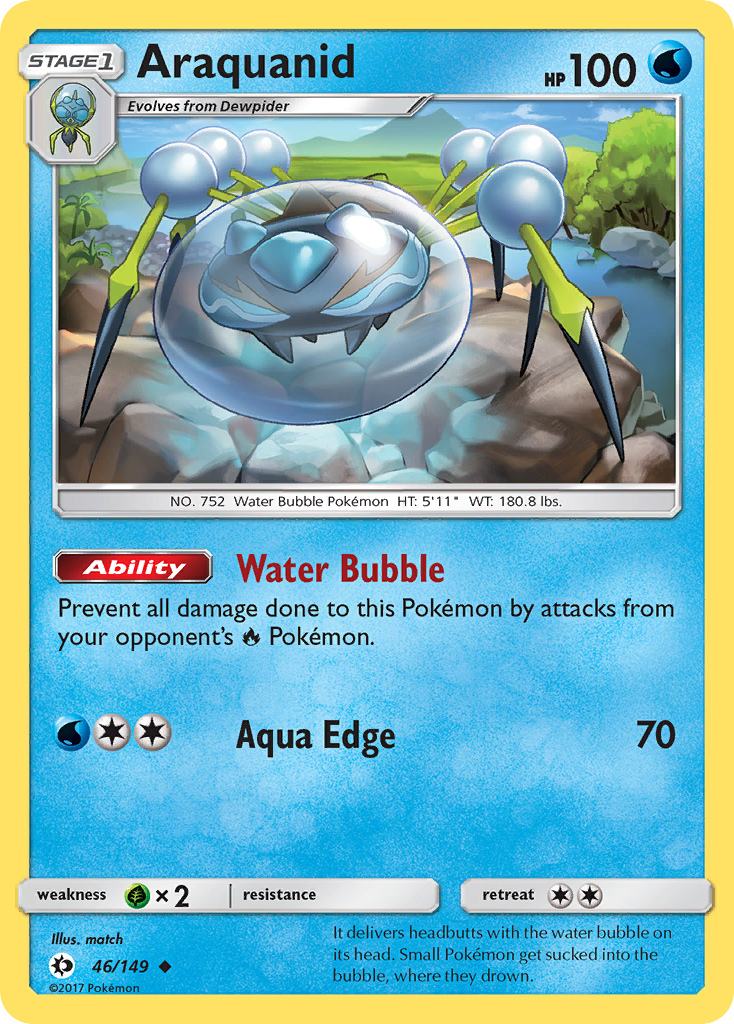 Araquanid - 46/149 - Sun & Moon SM1 - Uncommon