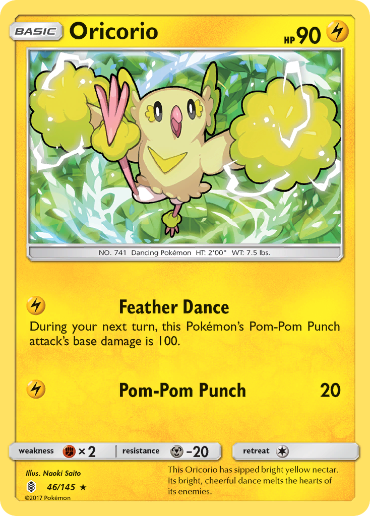 Oricorio - 46/145 - Guardians Rising SM2 - Rare