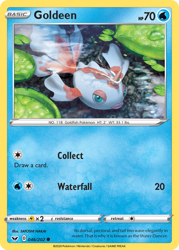 Goldeen - 46/202 - Sword & Shield SWSH1 - Common