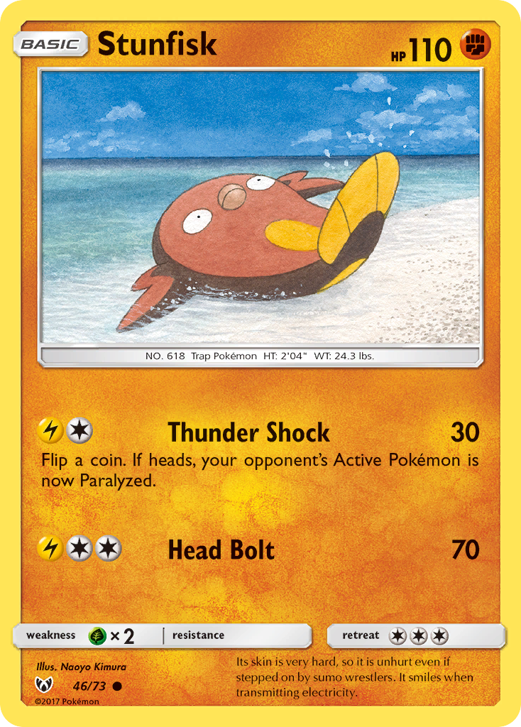 Stunfisk - 46/73 - Shining Legends SM35 - Common