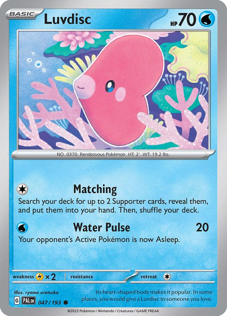 Luvdisc - 47/193 - Paldea Evolved SV2 - Common