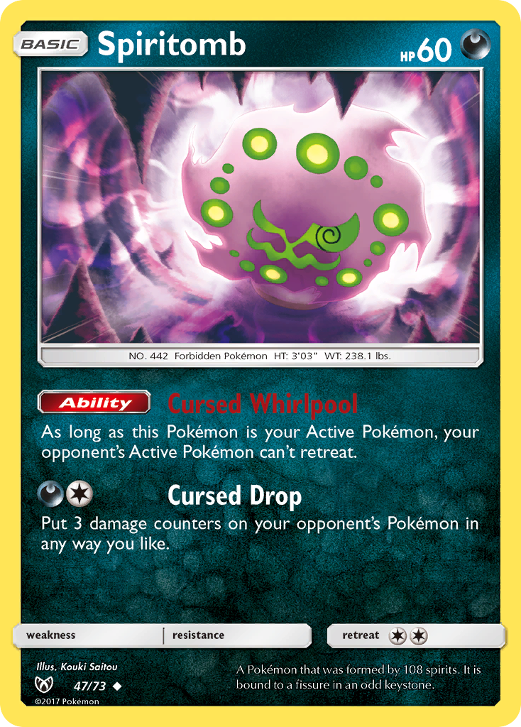 Spiritomb - 47/73 - Shining Legends SM35 - Uncommon