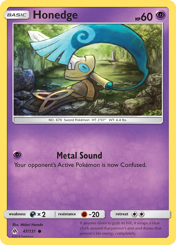 Honedge - 47/131 - Forbidden Light SM6 - Common