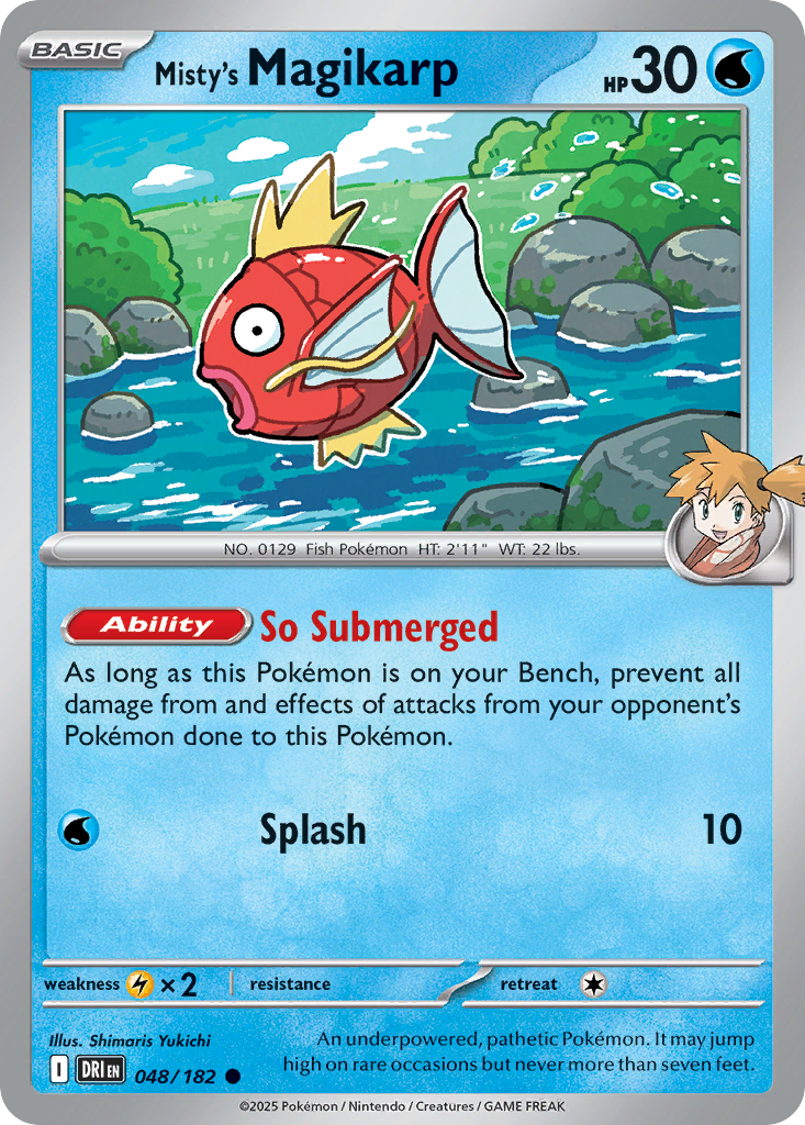 Misty's Magikarp - 48/182 - Destined Rivals SV10 - Common