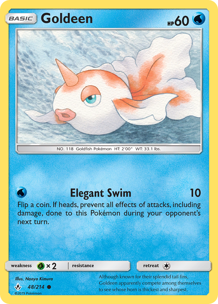 Goldeen - 48/214 - Unbroken Bonds SM10 - Common