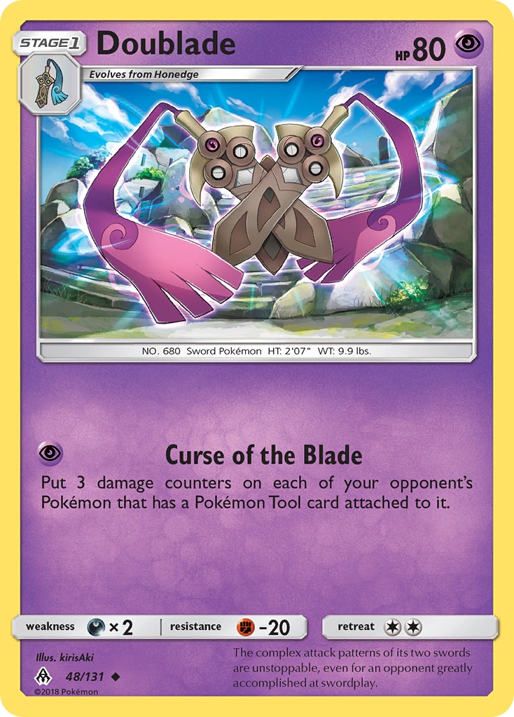 Doublade - 48/131 - Forbidden Light SM6 - Uncommon