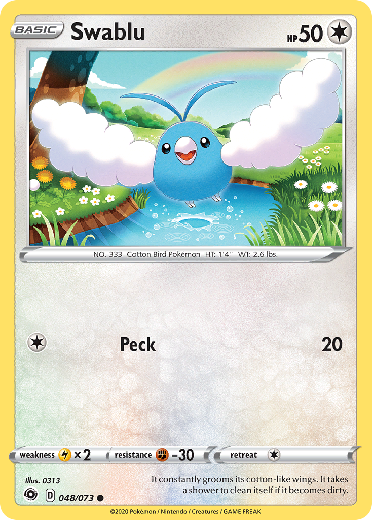 Swablu - 48/73 - Champion's Path SWSH35 - Common
