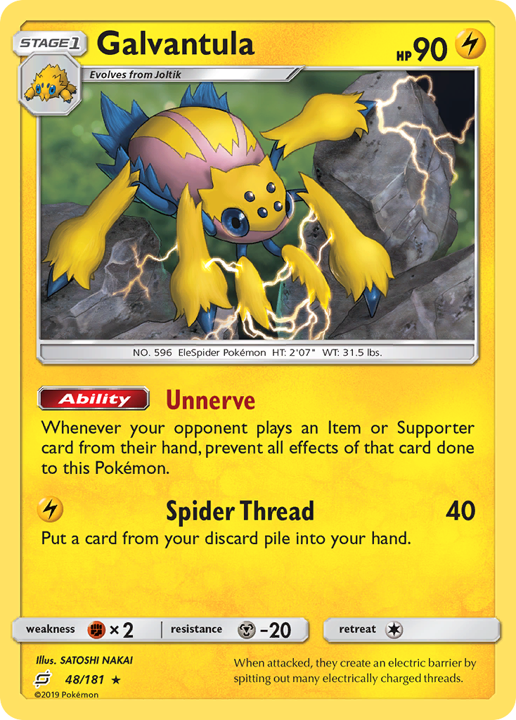 Galvantula - 48/181 - Team Up SM9 - Rare