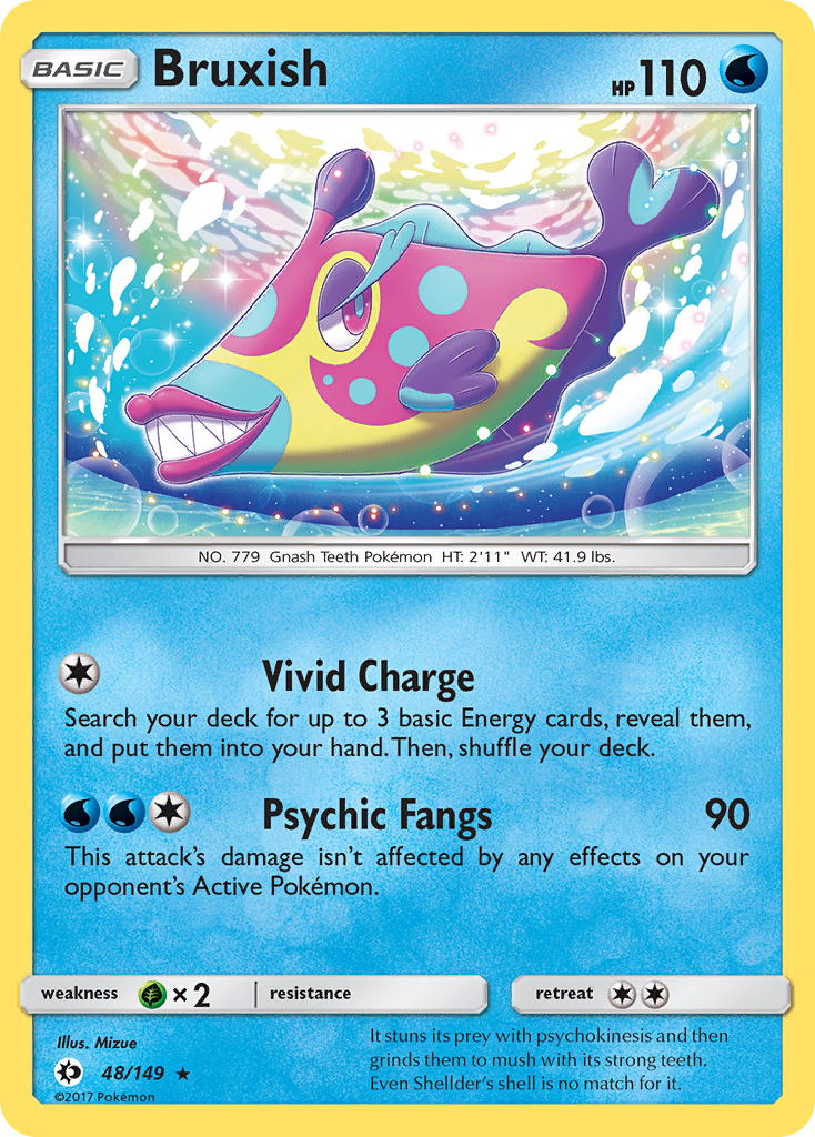 Bruxish - 48/149 - Sun & Moon SM1 - Rare