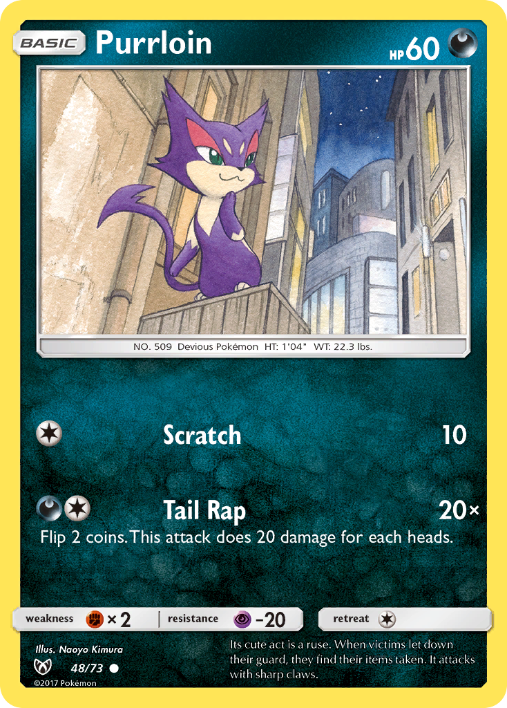 Purrloin - 48/73 - Shining Legends SM35 - Common