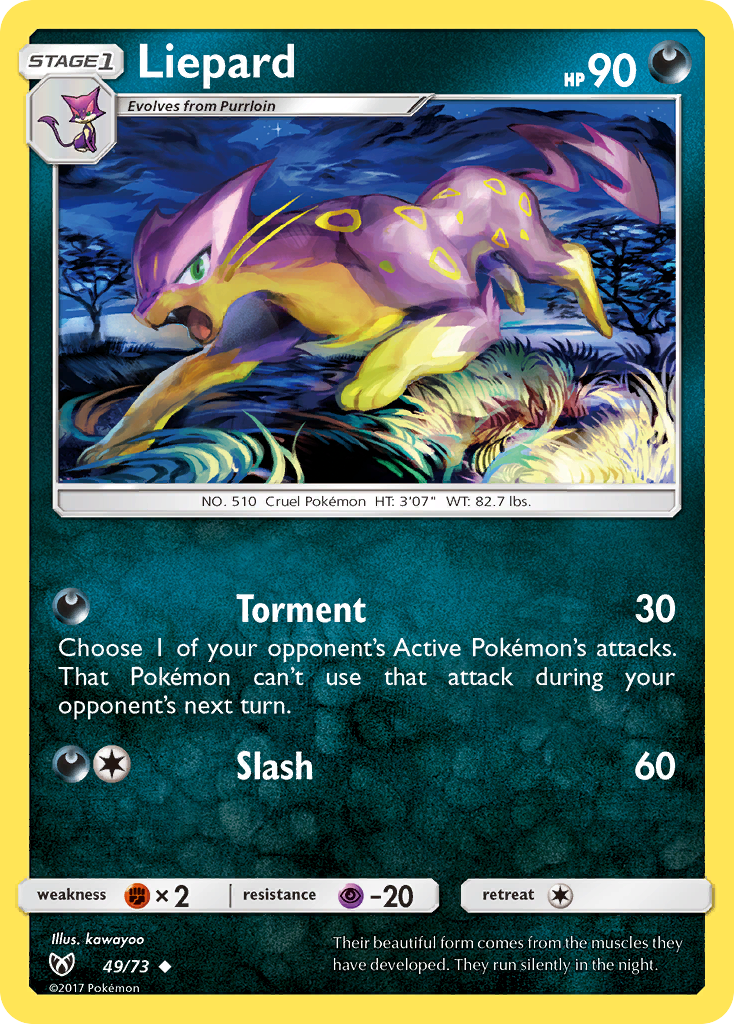 Liepard - 49/73 - Shining Legends SM35 - Uncommon