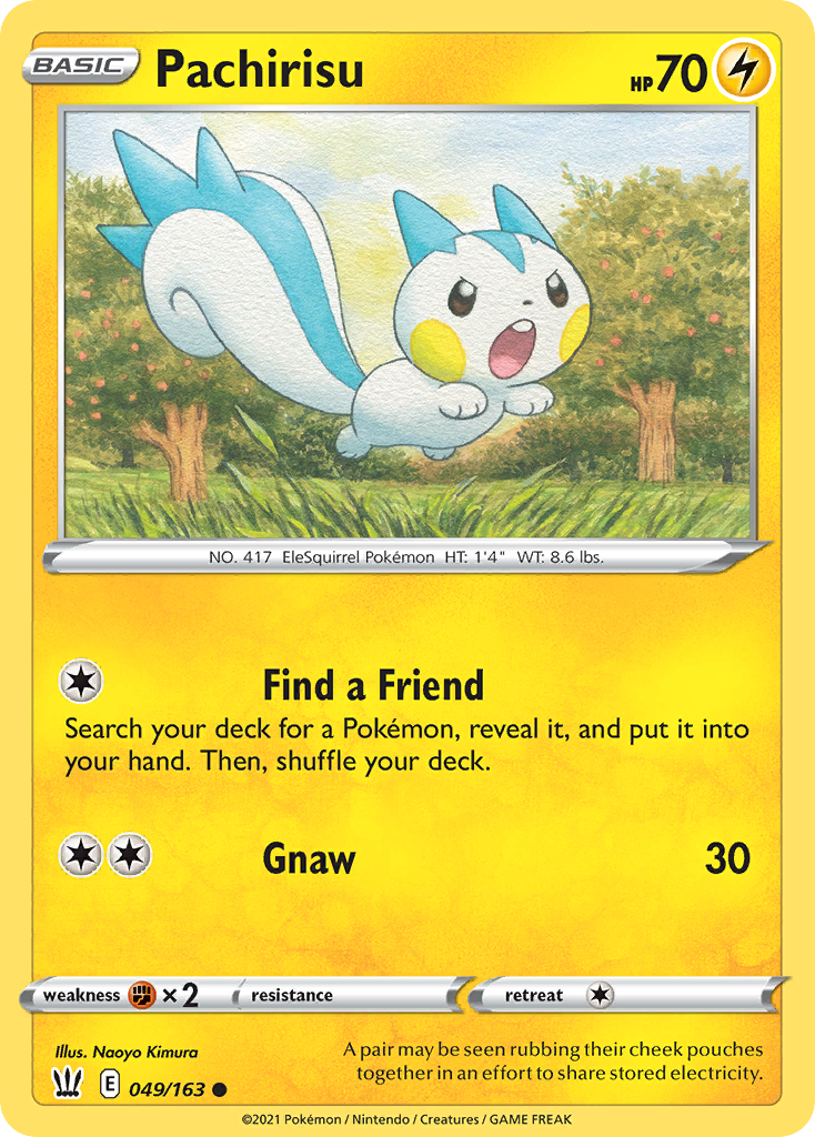 Pachirisu - 49/163 - Battle Styles SWSH5 - Common