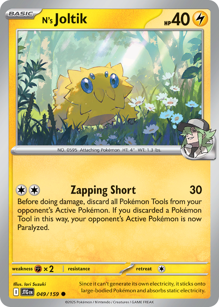 N's Joltik - 49/159 - Journey Together SV9 - Common
