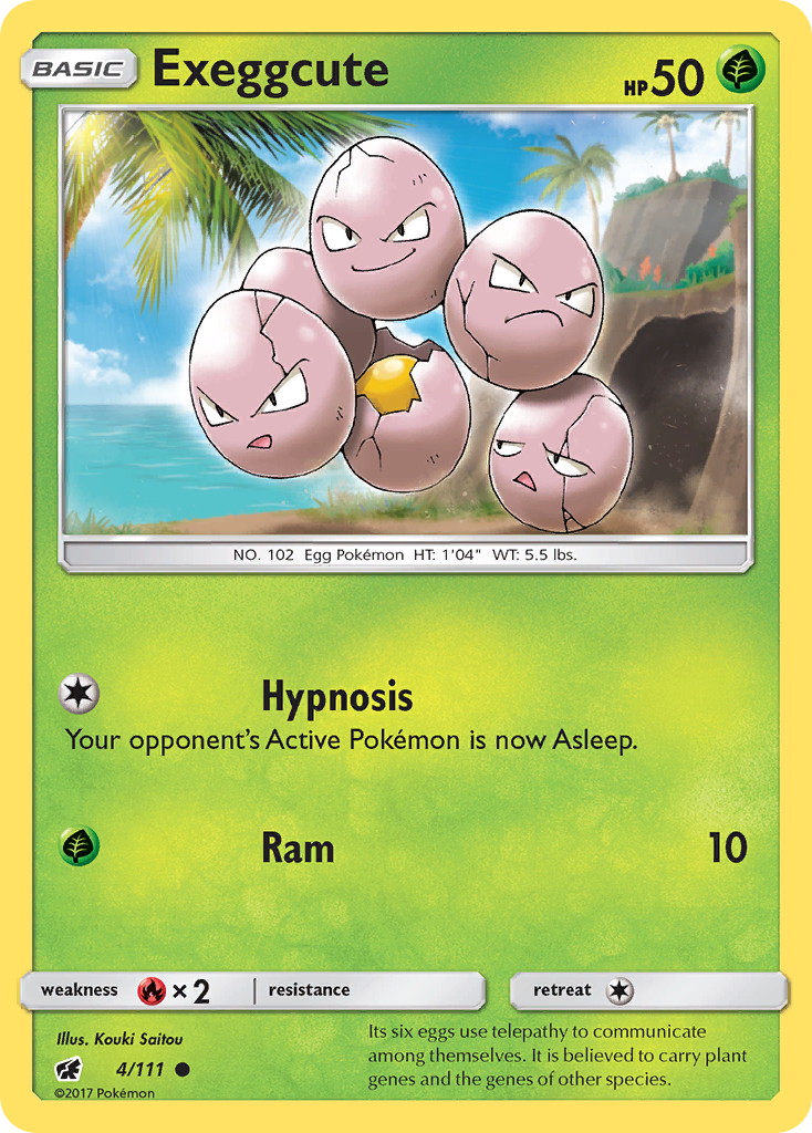 Exeggcute - 4/111 - Crimson Invasion SM4 - Common