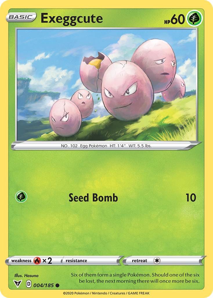 Exeggcute - 4/185 - Vivid Voltage SWSH4 - Common