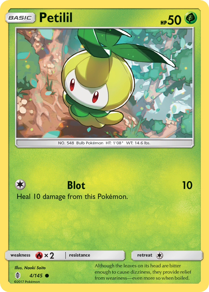 Petilil - 4/145 - Guardians Rising SM2 - Common