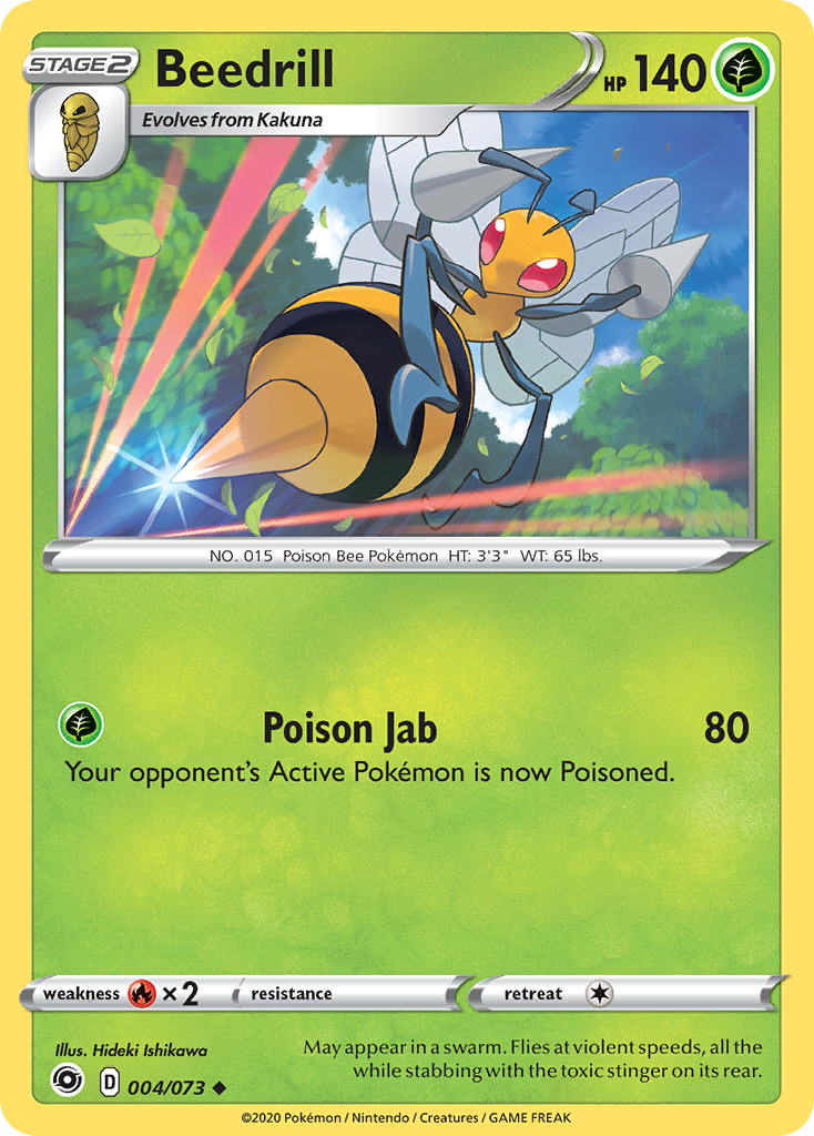Beedrill - 4/73 - Champion's Path SWSH35 - Uncommon