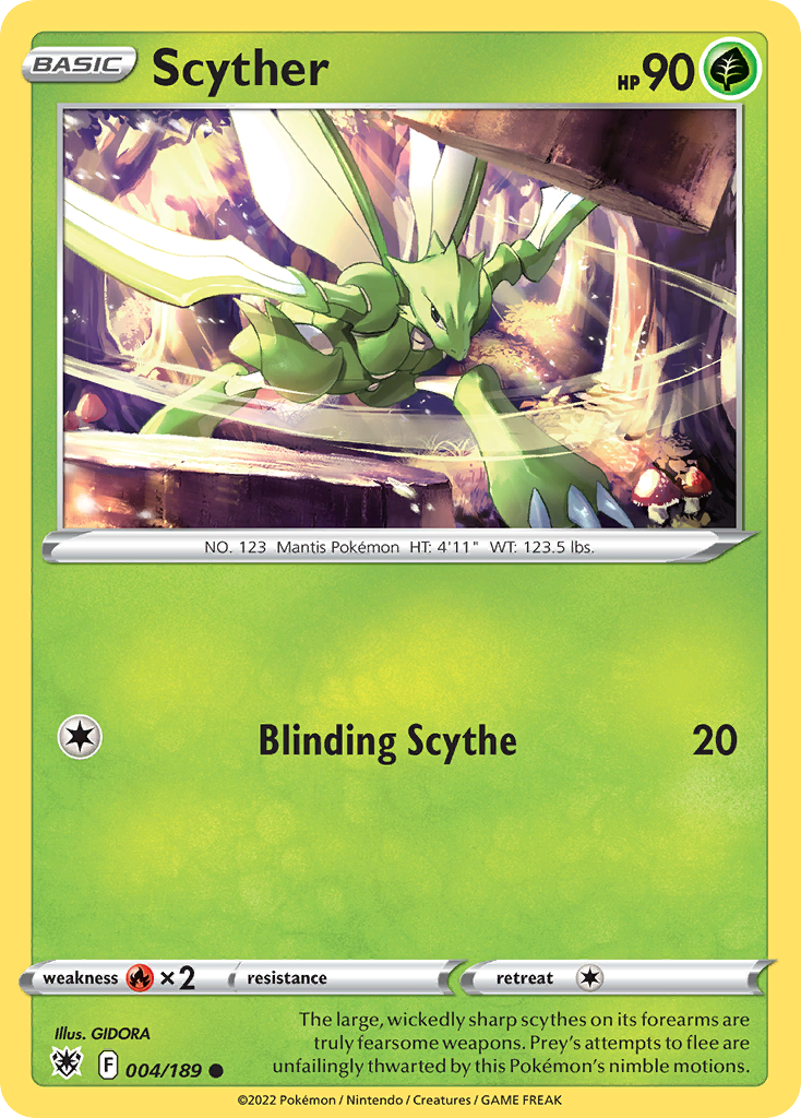 Scyther - 4/189 - Astral Radiance SWSH10 - Common