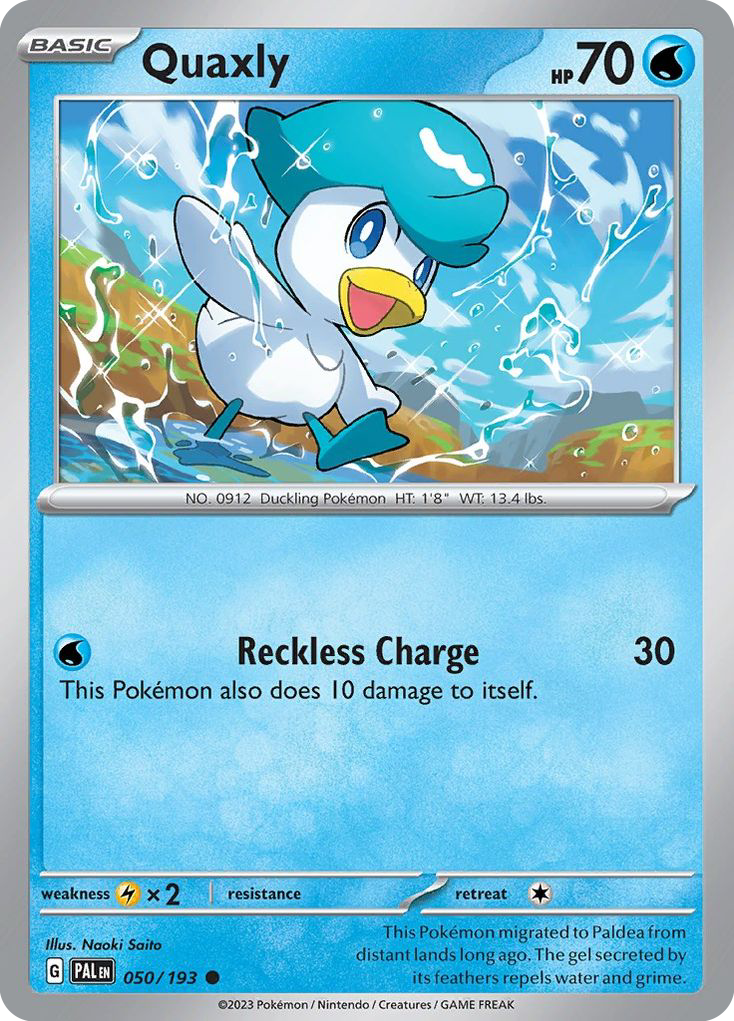 Quaxly - 50/193 - Paldea Evolved SV2 - Common