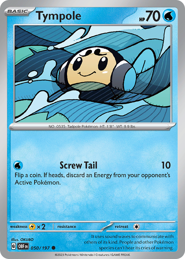 Tympole - 50/197 - Obsidian Flames SV3 - Common