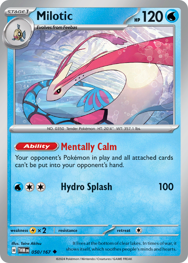 Milotic - 50/167 - Twilight Masquerade SV6 - Uncommon