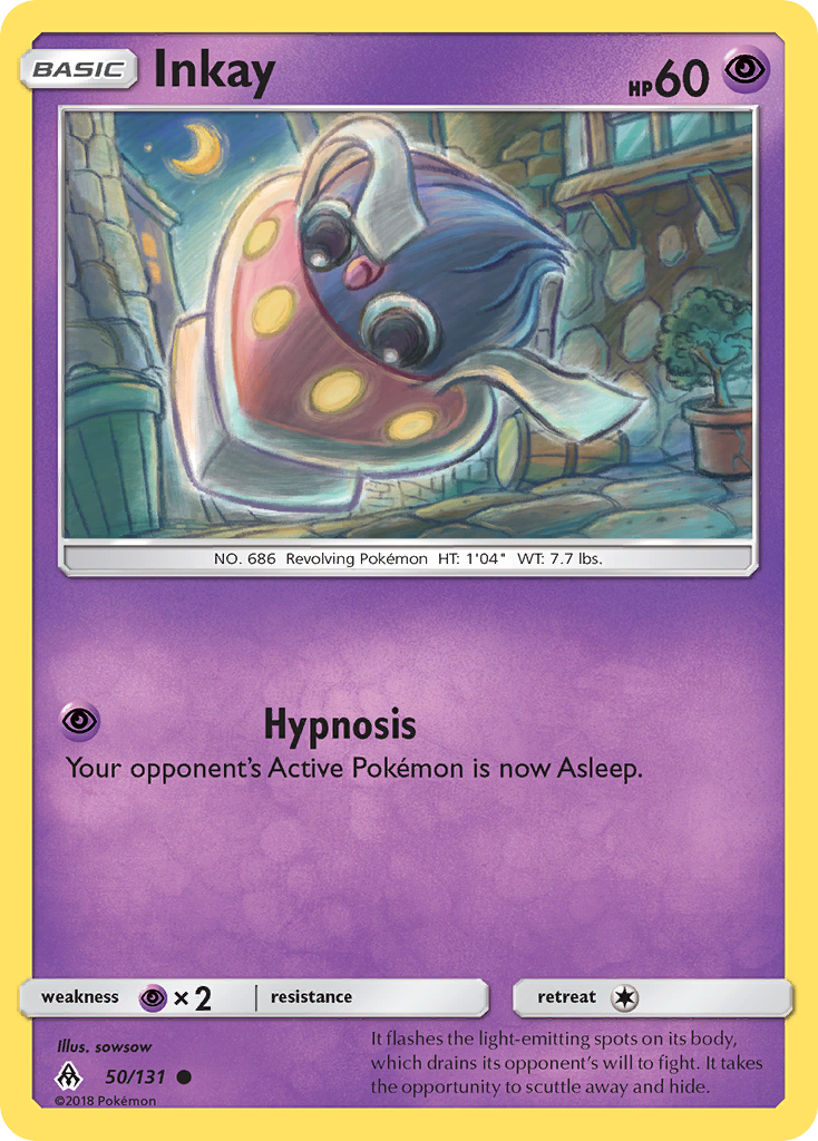 Inkay - 50/131 - Forbidden Light SM6 - Common
