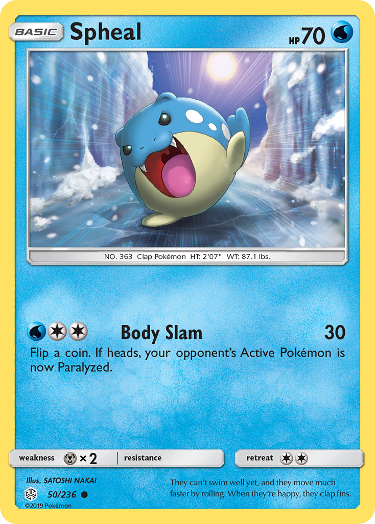 Spheal - 50/236 - Cosmic Eclipse SM12 - Common