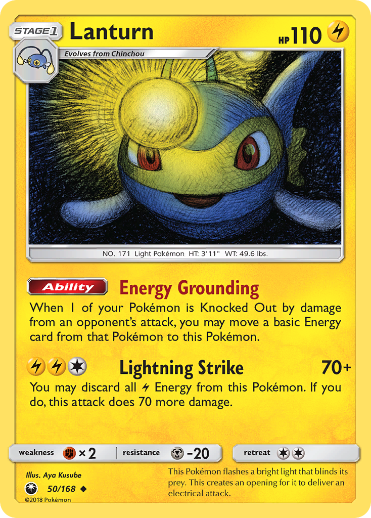 Lanturn - 50/168 - Celestial Storm SM7 - Uncommon