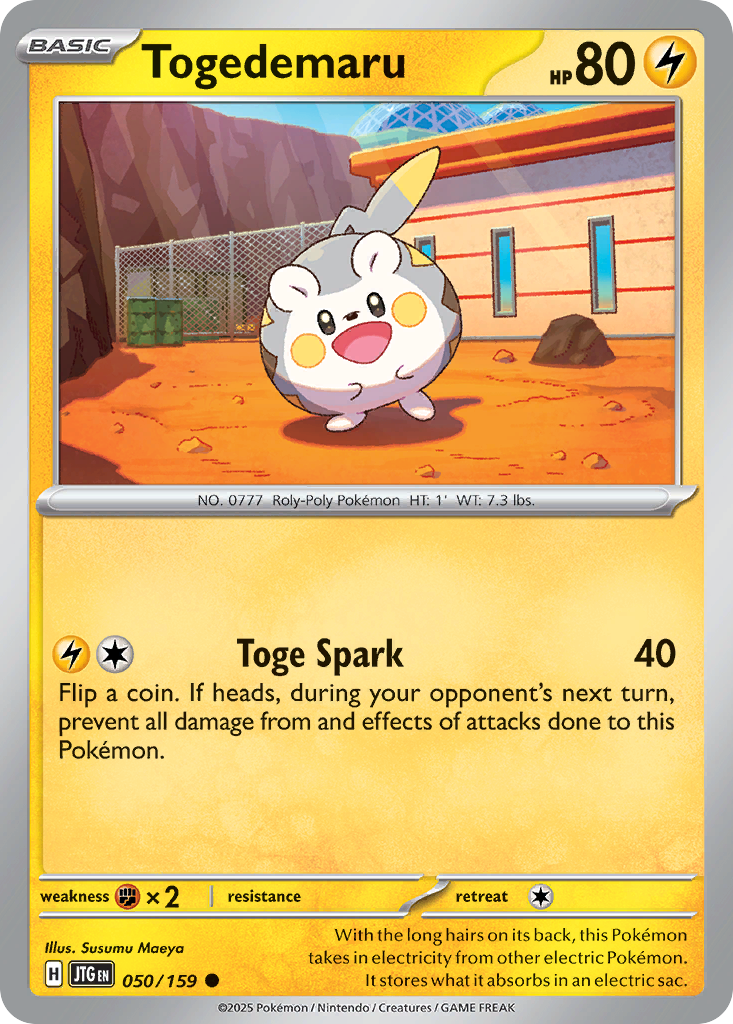 Togedemaru - 50/159 - Journey Together SV9 - Common
