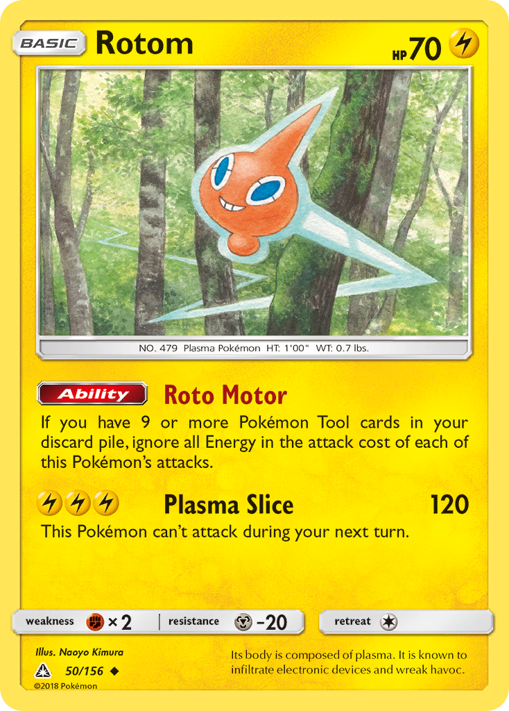Rotom - 50/156 - Ultra Prism SM5 - Uncommon