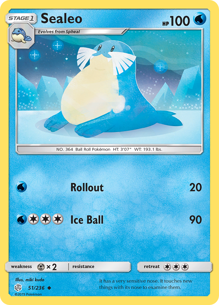 Sealeo - 51/236 - Cosmic Eclipse SM12 - Uncommon