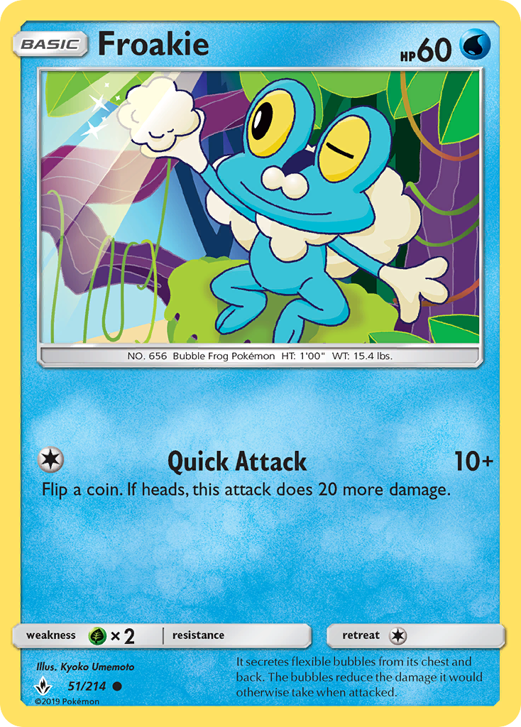 Froakie - 51/214 - Unbroken Bonds SM10 - Common