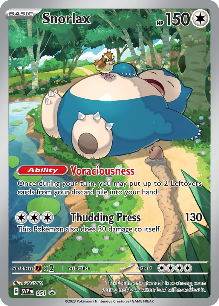 Snorlax - 51/215 - Scarlet & Violet Black Star Promos SVP - Promo