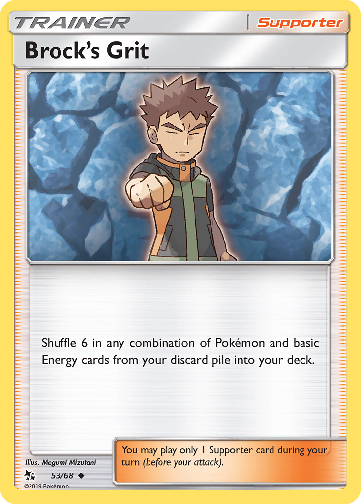 Brock's Grit - 53/68 - Hidden Fates SM115 - Uncommon